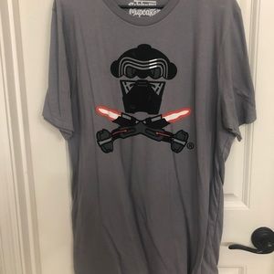 Mens XL Kyloren Star Wars Johnny cupcakes T-shirt’s worn once